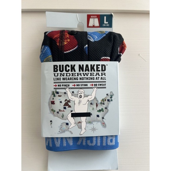 Duluth Other - Go Buck Naked Men's Boxer Briefs Performance sz L Duluth Trading soda cans black